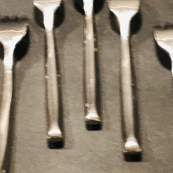 Chef & Sommelier 6 Cocktail Oyster Stainless Steel Forks 6” - Picture 9 of 11